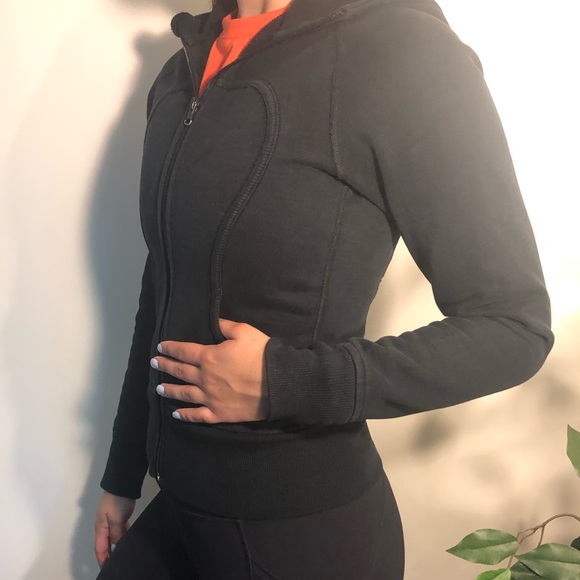 SOLD Black lululemon scuba hoodie/sweater zip up - Picture 3 of 3